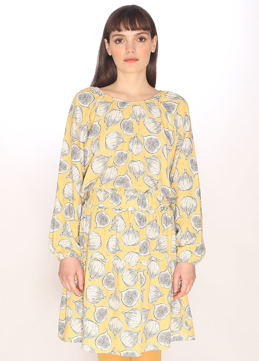 110126_FIGS SHORT DRESS WITH FRILL