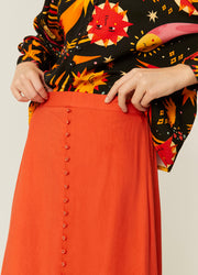 FALDA ECOVERO ROJO