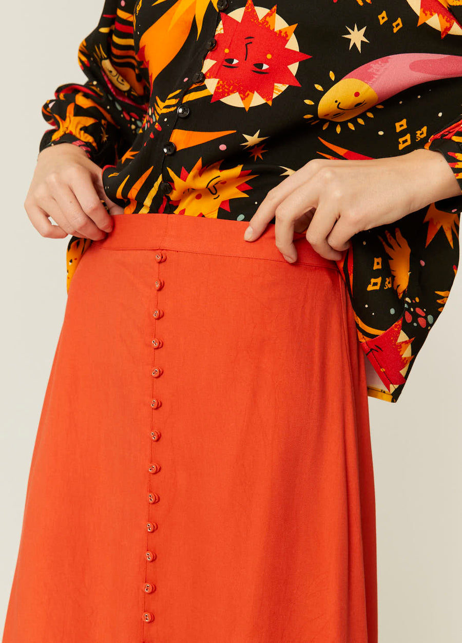 FALDA ECOVERO ROJO