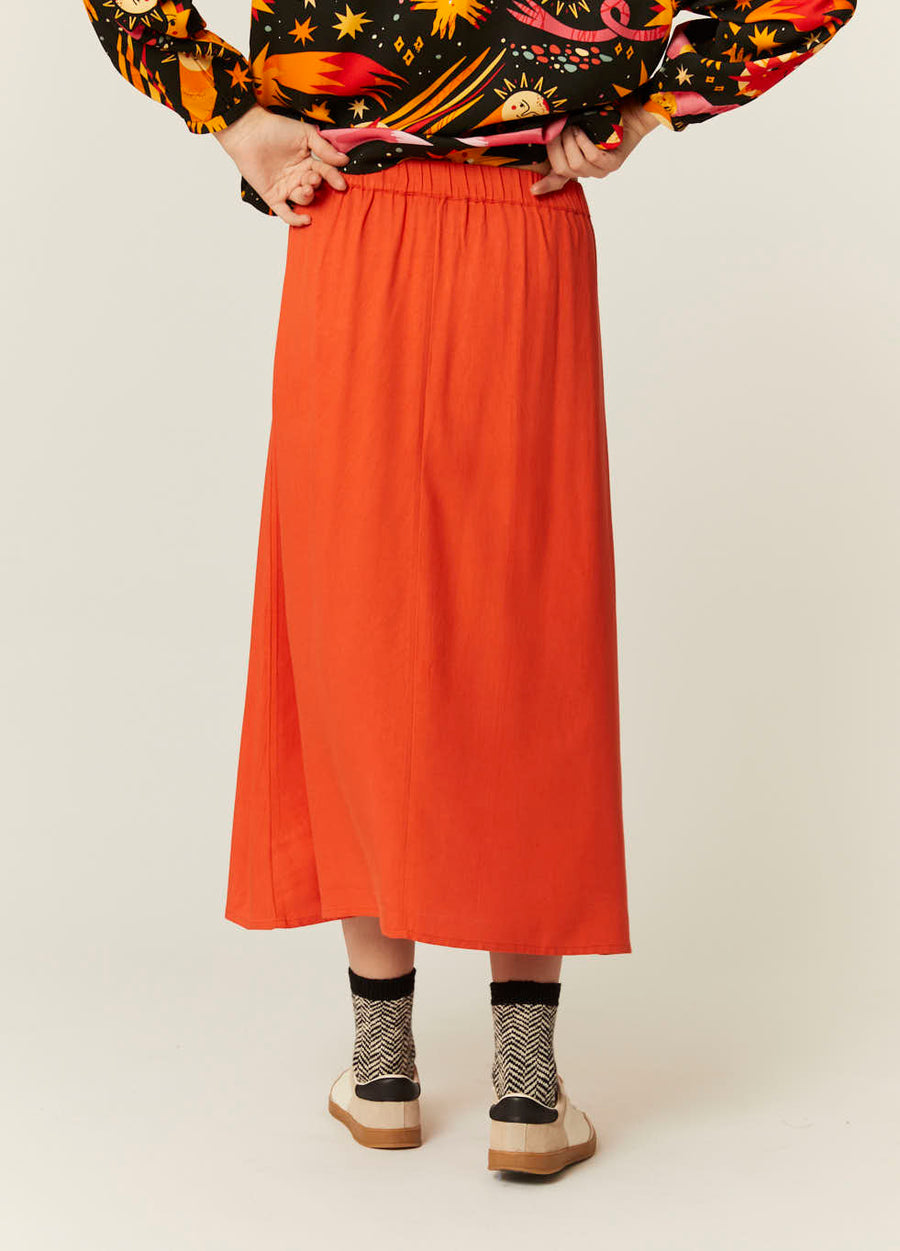 FALDA ECOVERO ROJO