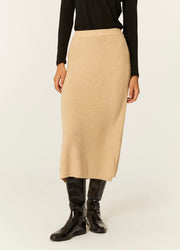 FALDA PUNTO BEIGE