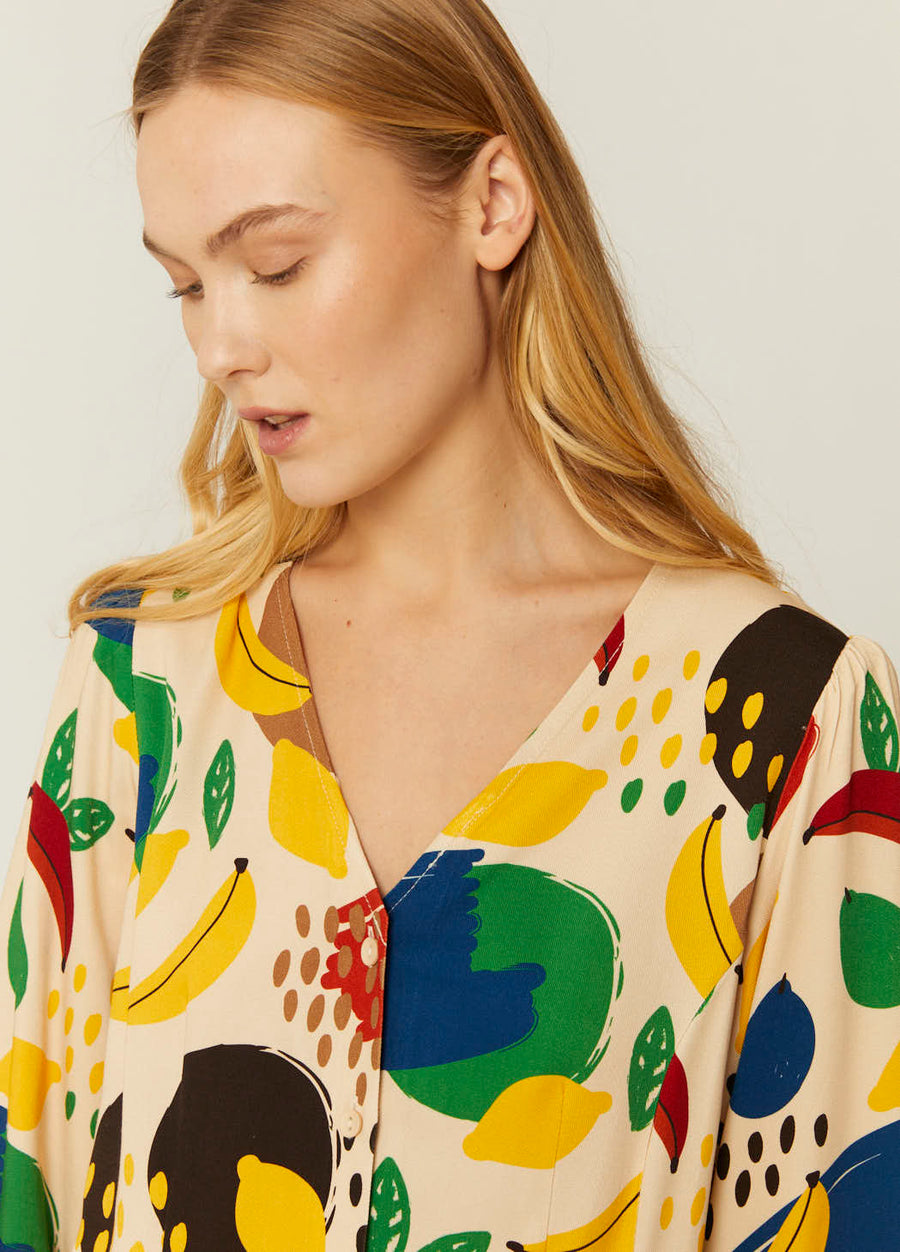 VESTIDO CORTO FRUITY FALL