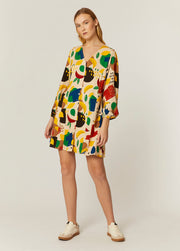 VESTIDO CORTO FRUITY FALL