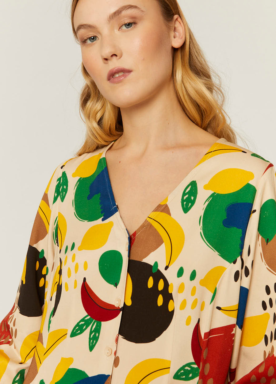 VESTIDO CORTO FRUITY FALL