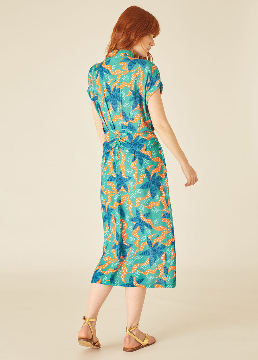 VESTIDO CAMISERO SEA FLOWERS