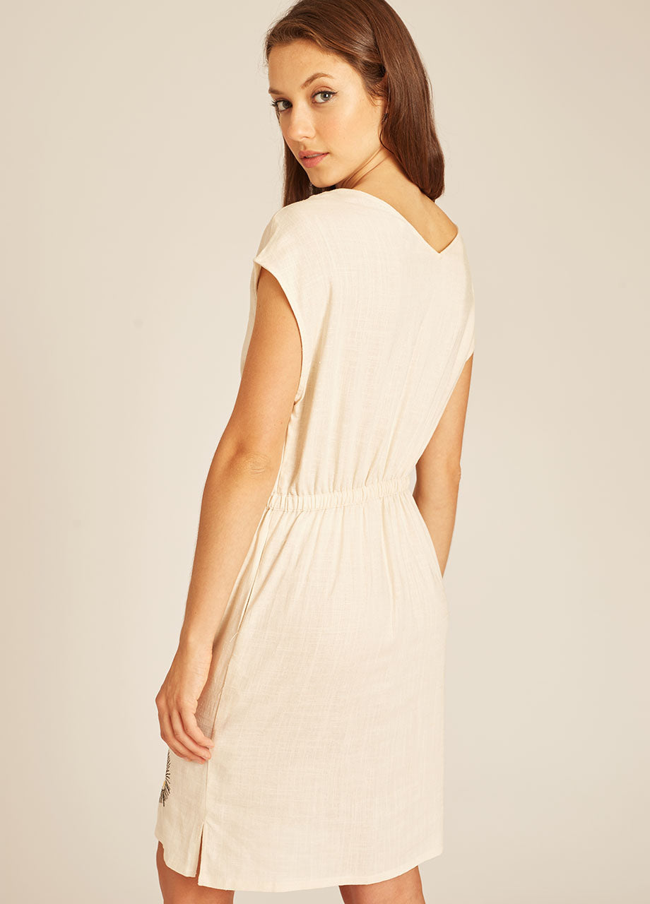 SUN EMB DRESS