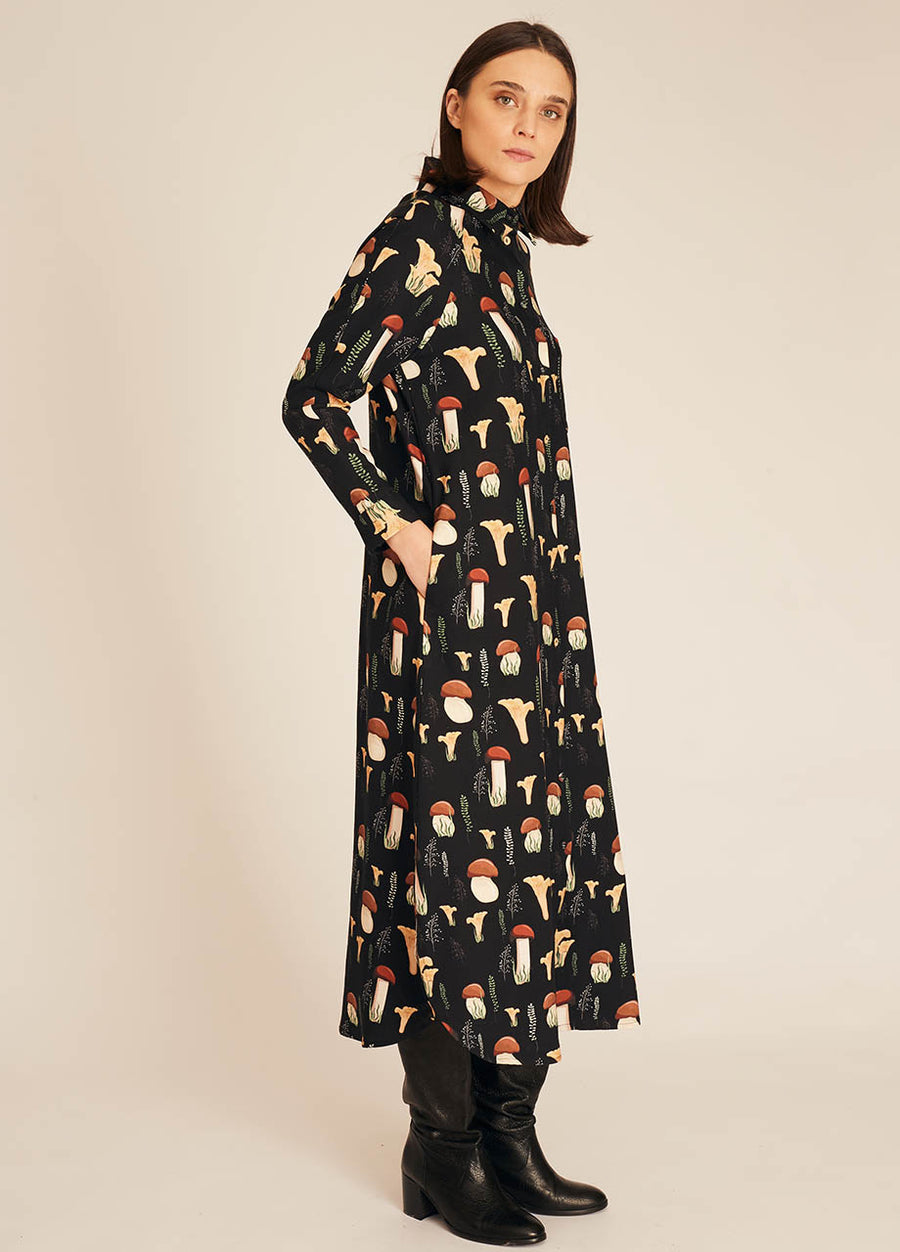MUSHROOM MIDI DRESS