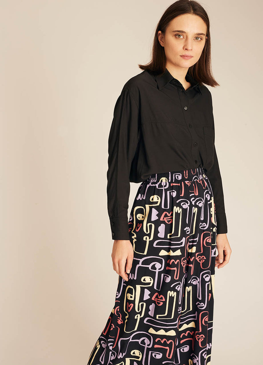 FACES PRINT CULOTTE