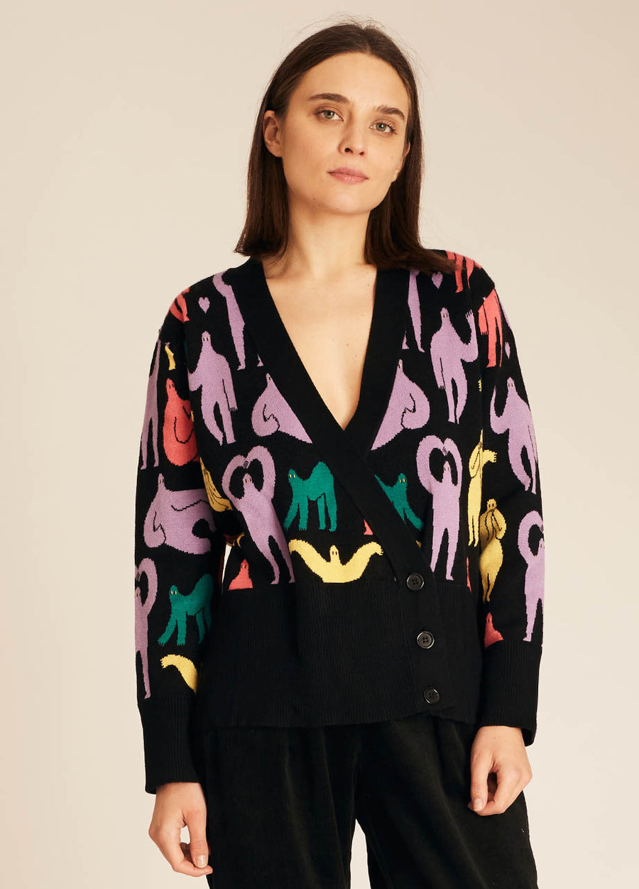 YETIS CROSSED SWEATER
