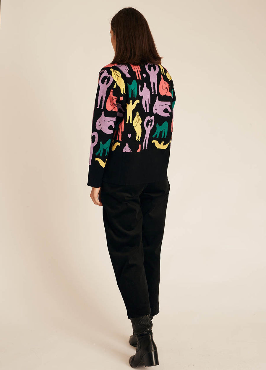 YETIS CROSSED SWEATER