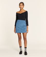 BODY CON FRUNCIDO NEGRO