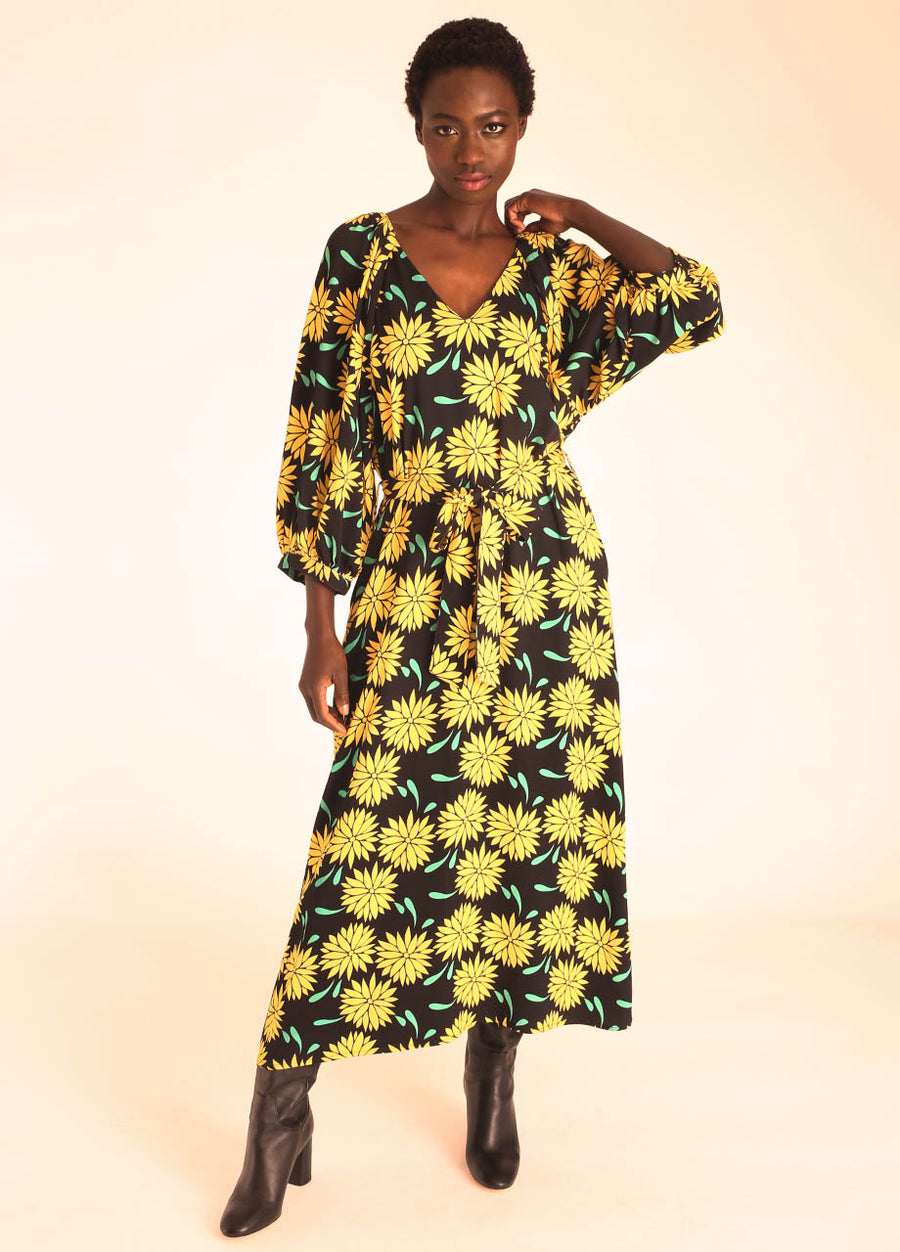 DAHLIA DRESS  BALLOON SLEEVES