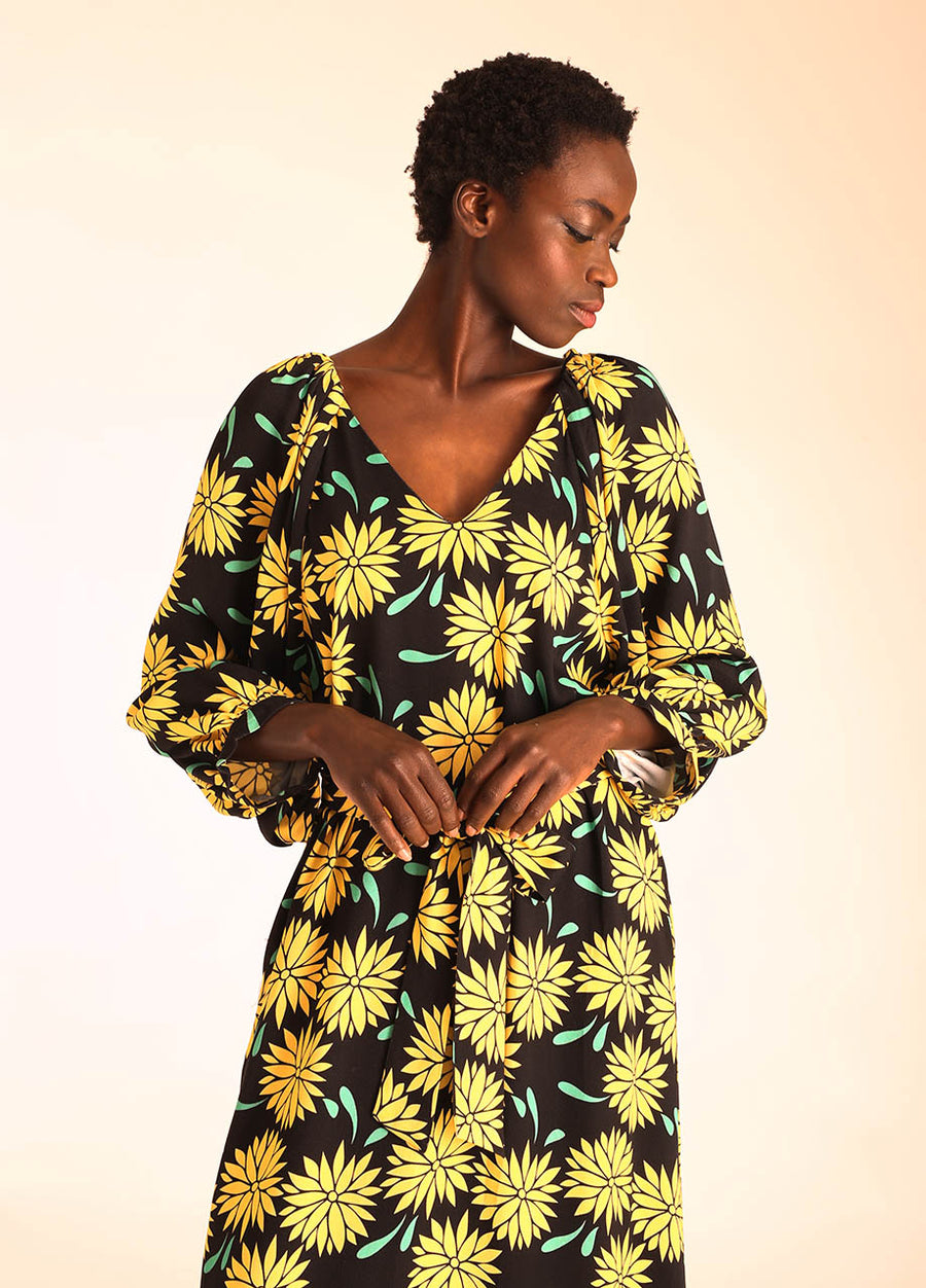 DAHLIA DRESS  BALLOON SLEEVES