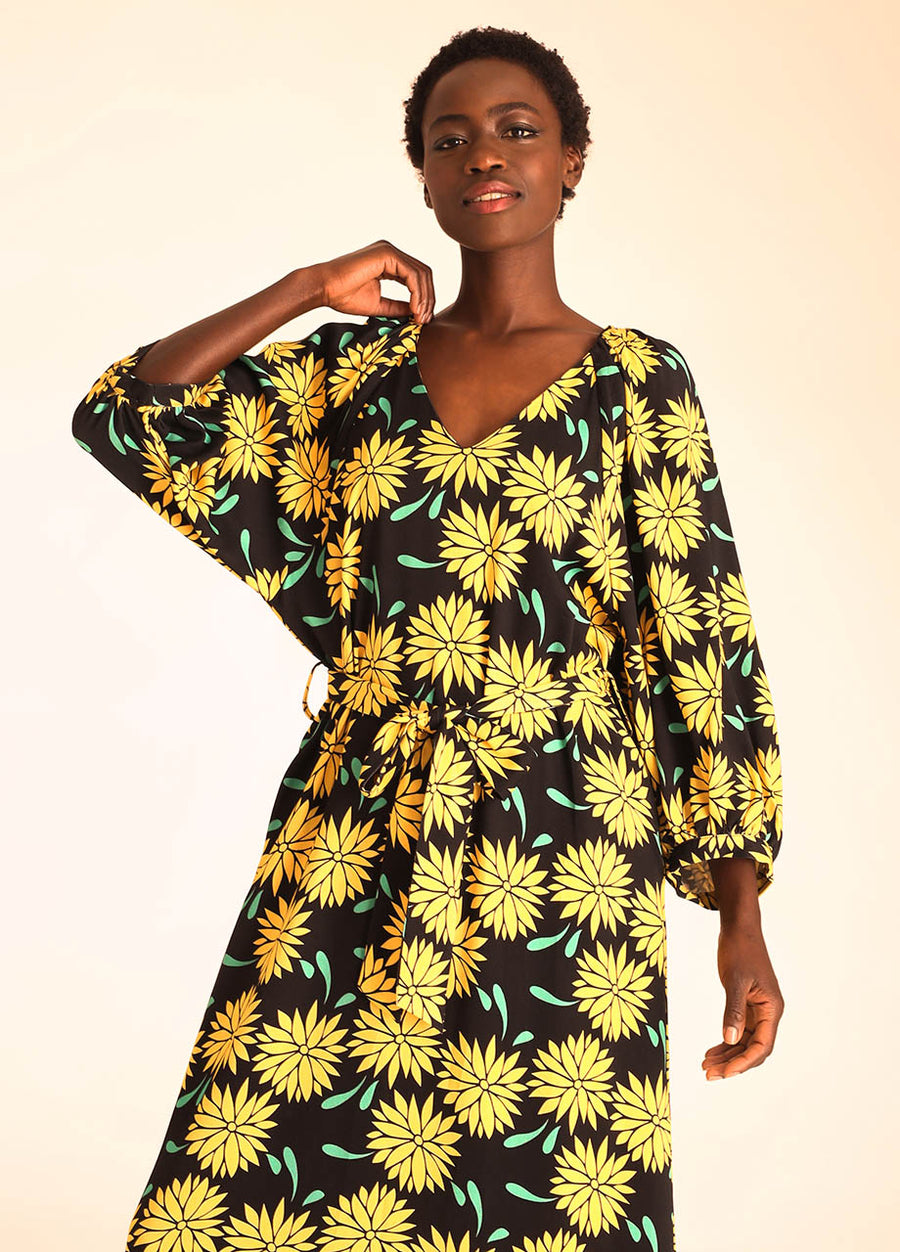 DAHLIA DRESS  BALLOON SLEEVES