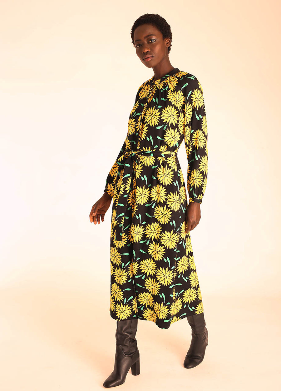 DAHLIA BUTTONED DRESS