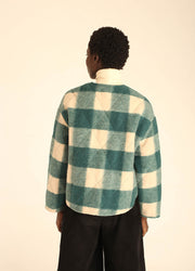 SQUARES JACKET GREEN