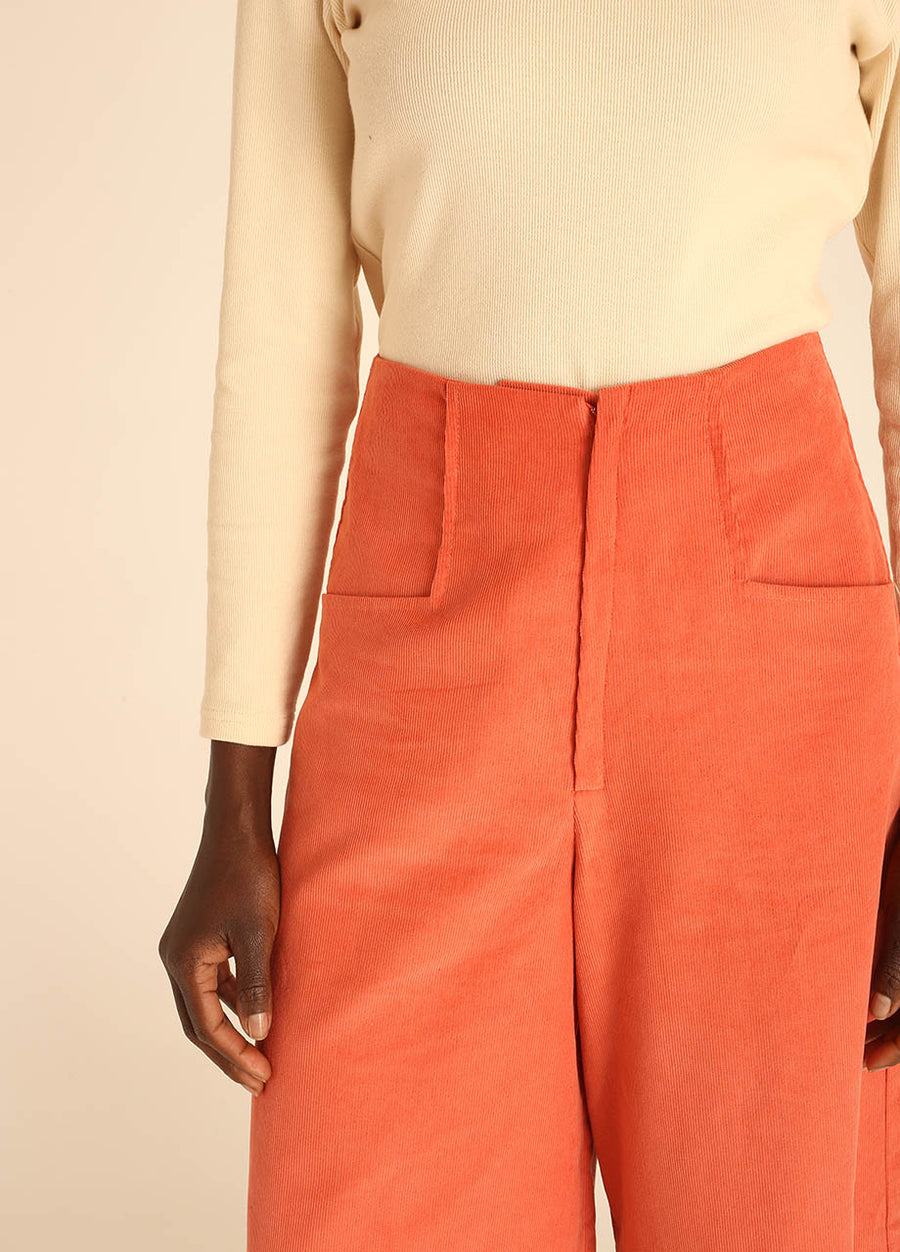 CORDUROY PEACH CULOTTE