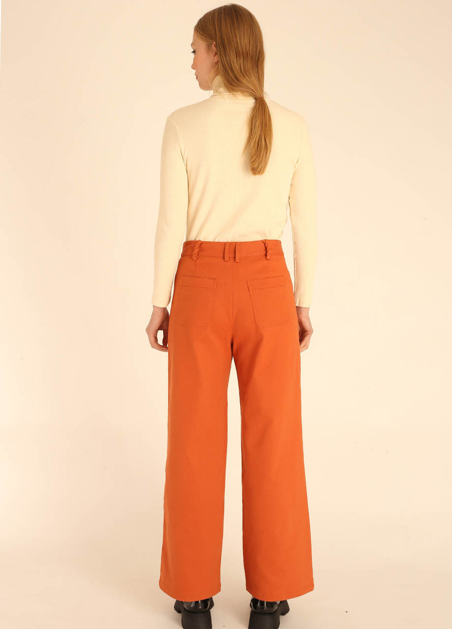 CANVAS TROUSER PEACH