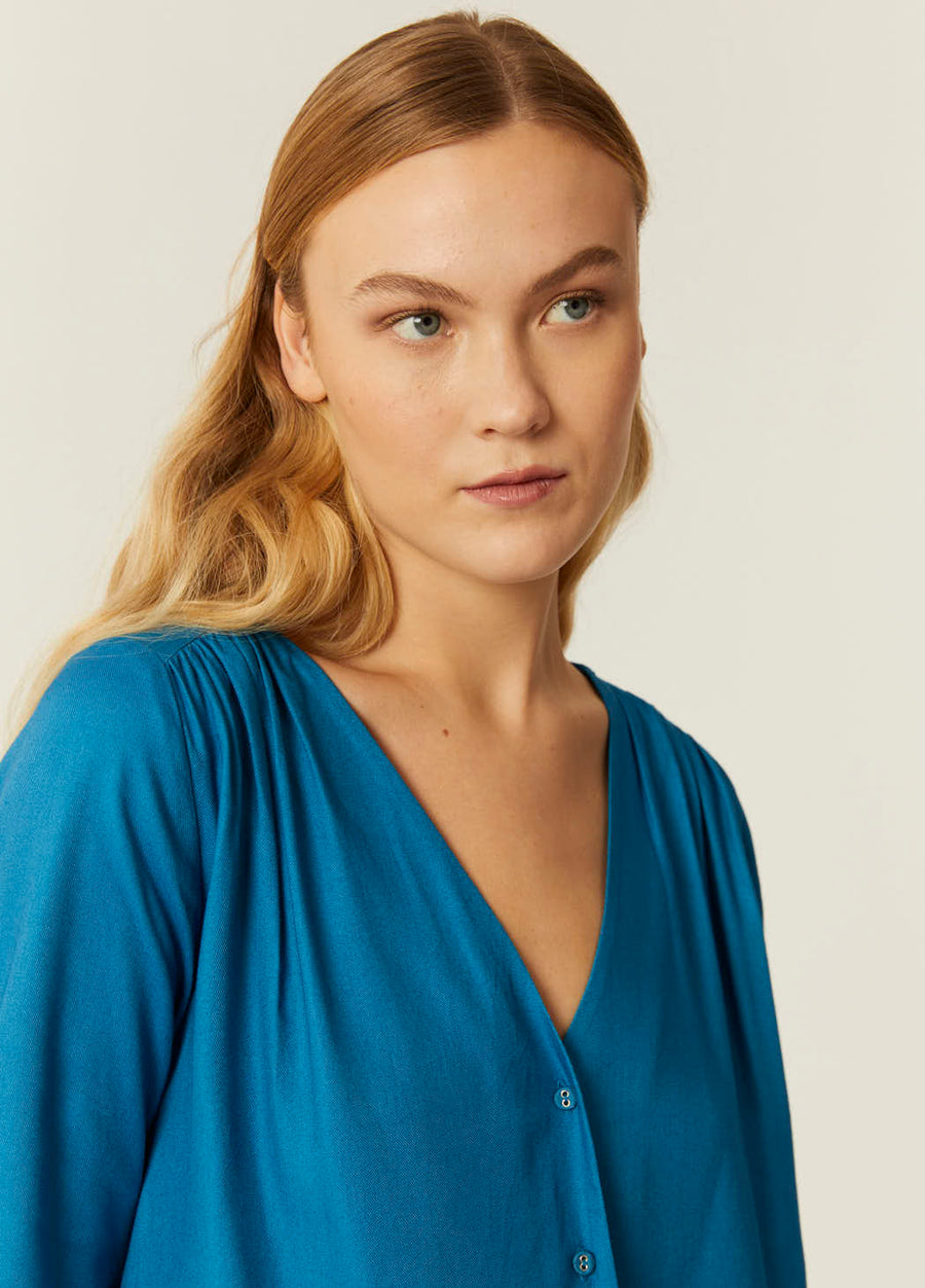 BLUSA ECOVERO AZUL
