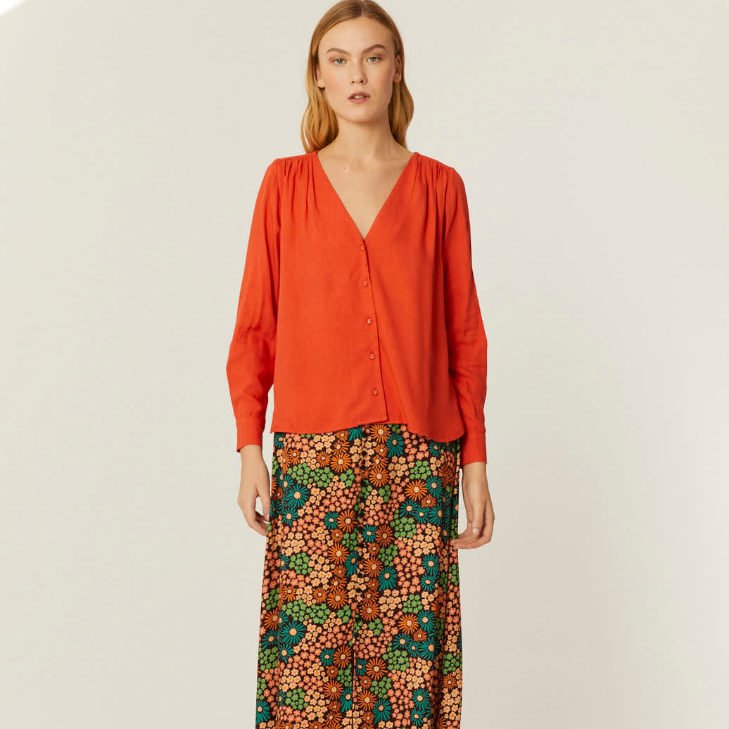 pepaloves BLUSA ECOVERO ROJA