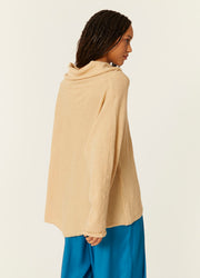 MAGLIA COLLO AMPIO PANNA