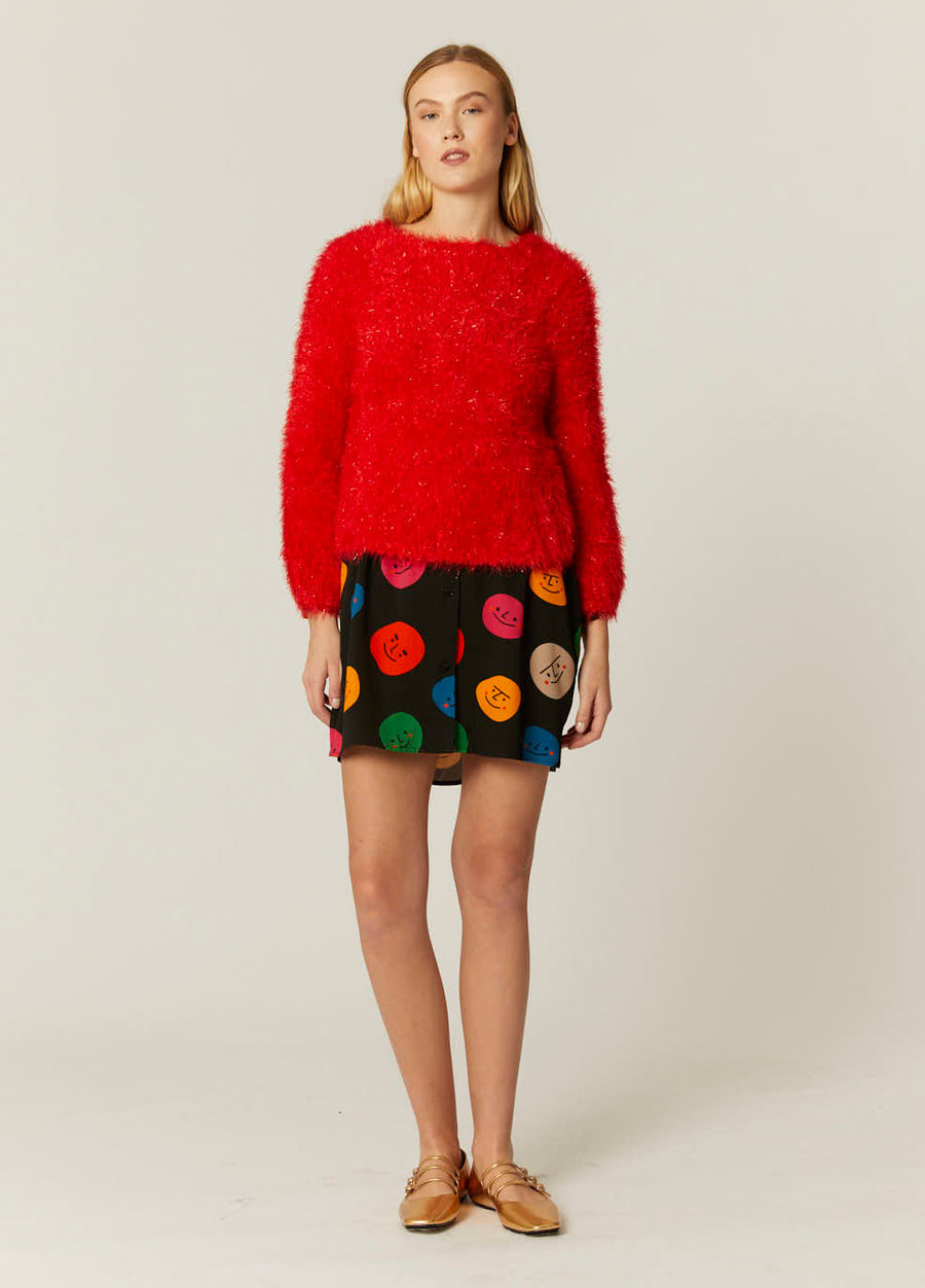 JERSEY LUREX ROJO