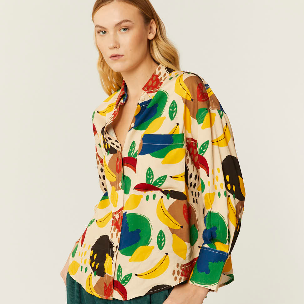 pepaloves CAMISA OVERSIZE FRUITY FALL