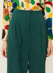 PANTALON PANA VERDE