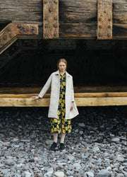 CAPPOTTO MARGHERITA RICAMO BEIGE